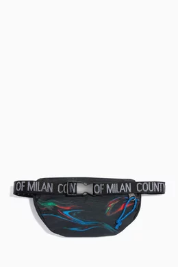 Buy Marcelo Burlon Black Black Eastpack Belt Bag for Men Online