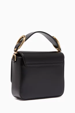 【関税&送料込】Chloe Small Black Icons Leather Bag Chloe Women's Chloe Icons Bag | Chloé US official site