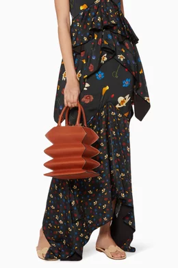 Buy Staud Brown Hutton Top Handle Bag for Women Online Ounass Kuwait