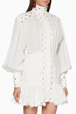 Zimmermann ninety six wave short dress top