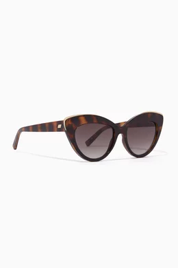 Buy Le Specs Brown Beautiful Stranger Sunglasses for Women  display picture 3