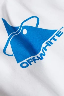 Buy Off-White White Triangle Planet T-Shirt for Men Online