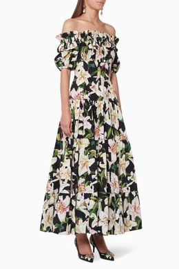 Dolce and gabbana off the shoulder dress top