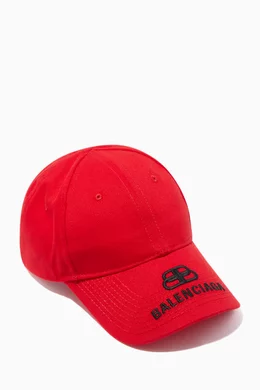 Balenciaga Red BB Logo Cap with \'MODE\' Embroidery Balenciaga Original cap, black with red BB mode logo | eBay main image 2