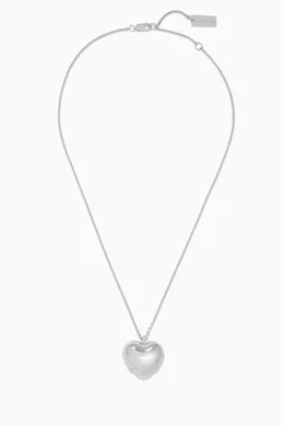 Buy Marc Jacobs Silver Balloon Heart Pendant Necklace for