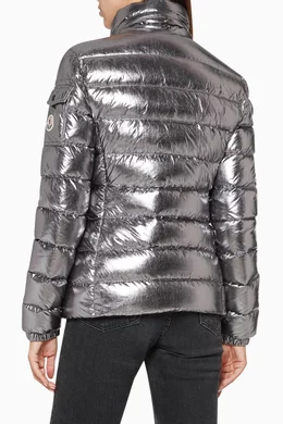 Buy Moncler Silver Bady Giubbotto Puffer Jacket for Women Online
