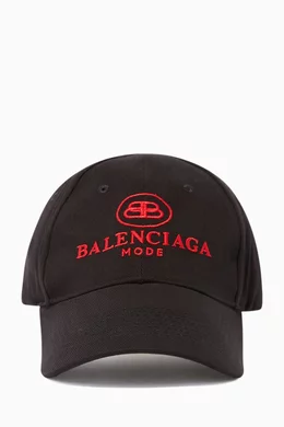 Buy Balenciaga Black BB Mode Baseball Cap for Men Online | Ounass