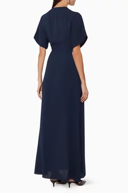 Whistles nova frill wrap dress on sale