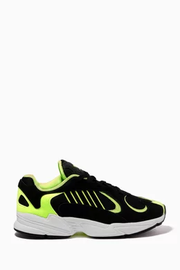 Buy adidas Black Yung-1 Suede Mesh Sneakers for Men Online