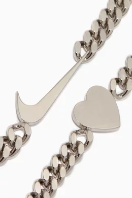 Buy 1017 ALYX 9SM Silver x Nike Hero Chain Necklace for Men Online | Ounass  Kuwait