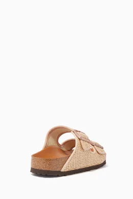 Buy Birkenstock Neutral Arizona Il Dolce Far Niente Raffia Sandals
