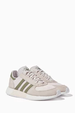 adidas gazelle silver green womens marathon tech red  Footway.com