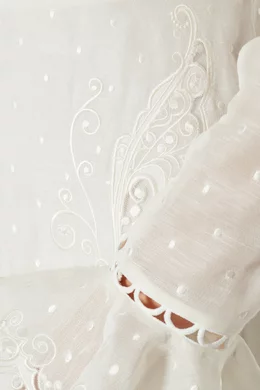 women's fitted button down dress shirts Emmeline Dress White / XL main image 1