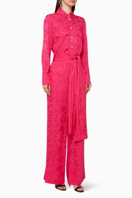 Staud pink jumpsuit clearance