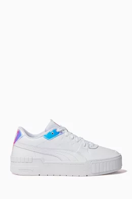 Buy Puma White Cali Sport Glow Holographic Sneakers for Women Online Ounass Kuwait
