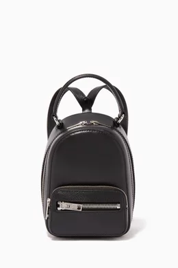 Buy Alexander Wang Black Mini Attica Leather Backpack for Women Online Ounass Kuwait