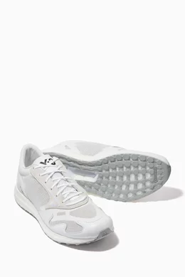 Buy Y-3 White Rhisu Run Mesh Sneakers for Men Online Ounass Kuwait
