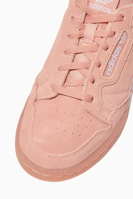 Buy adidas Pink Continental 80 Suede Sneakers for Girls Online Ounass Kuwait