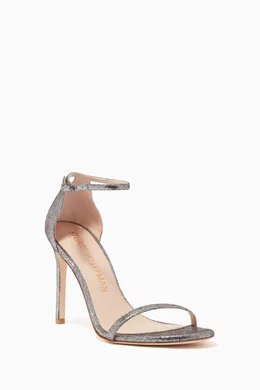 Stuart weitzman lame sandals discount