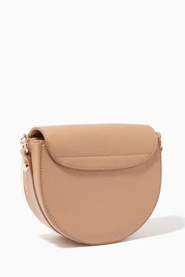 Buy See By Chloé Brown Mara Leather Cross-Body Bag for Women