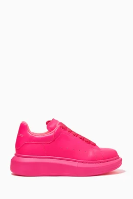 Alexander mcqueen sneakers neon pink sales