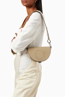 Sling Bag Mini Marlee Logo Bag Buy Stella McCartney Neutral Mini
