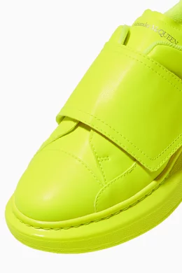 Buy McQueen Yellow Oversized Neon Sneakers for Baby Girls Online