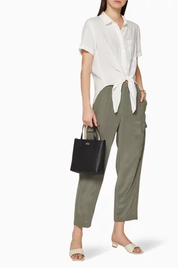 Buy Bally Black Rodeo XS Leather Tote Bag for Women Online Ounass Kuwait