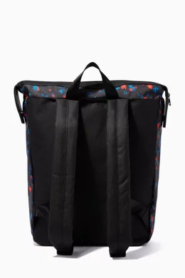 Buy Calvin Klein Black Backpack in Floral Canvas for Girls Online Ounass Kuwait