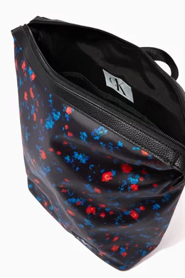 Calvin klein floral backpack outlet