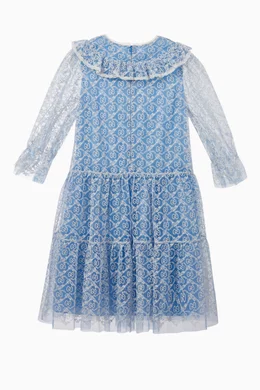 sachin and babi light blue dress VALENTINO GARAVANI Embellished wool and silk-blend crepe mini dress