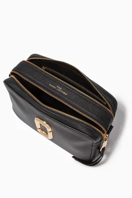 Buy Marc Jacobs Black The Softshot 27 Crossbody Bag in Leather for
