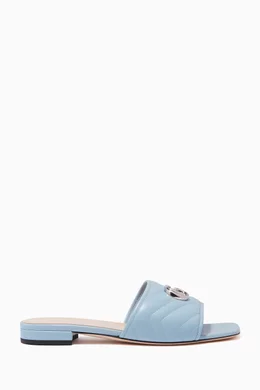 pastel gucci slides