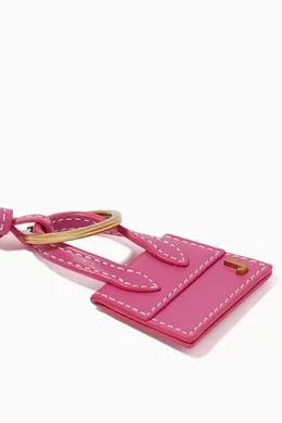 Buy Jacquemus Pink Le Porte Cles Chiquito Keyring in Leather for Women Online Ounass Kuwait
