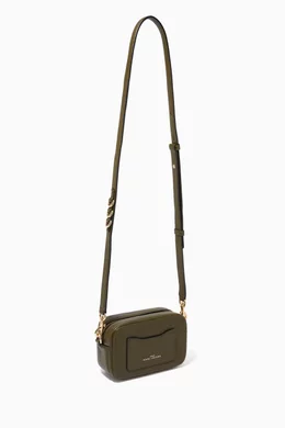 Buy Marc Jacobs Green The Softshot 17 Crossbody Bag in Leather for