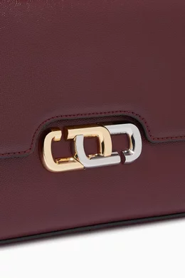 Buy Marc Jacobs Burgundy The J Link Shoulder Bag in Leather for