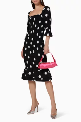 Buy Never Fully Dressed Black Minnie JoJo Midi Dress for Women Online |  Ounass Kuwait