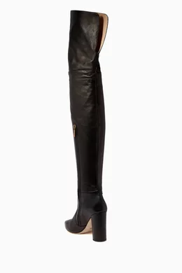 Elisabetta franchi over the knee boots on sale