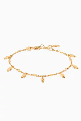 Missoma gold leaf bracelet online