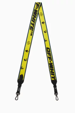 Buy Off White Yellow Industrial Shoulder Bag Strap in Nylon for Women Online Ounass Kuwait