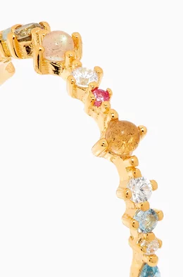 Buy PDPAOLA Grey Papillon Ring in 18kt Gold Plating for Women