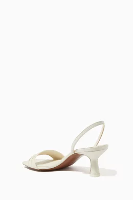 Neous rossi leather slingback sandals hotsell
