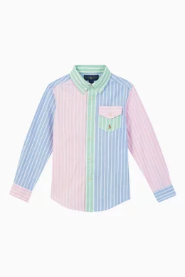 Buy Polo Ralph Lauren Multicolour Striped Cotton Oxford Fun Shirt