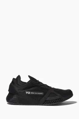 Buy Y-3 Black Runner 4D IOW Sneakers in Mesh for Men Online