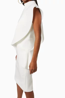 lavish alice white one shoulder dress Lavish Alice