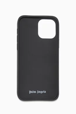 Buy Palm Angels Black Pirate Bear iPhone 12 Pro Case in PU for Men
