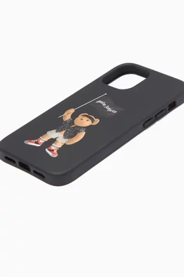 Buy Palm Angels Black Pirate Bear iPhone 12 Pro Max Case in PU for