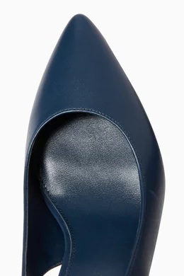 Buy Michael Kors Blue Cersei Flex Pumps in Leather for Women