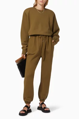 Vanessa padded shoulder sweatshirt 2025
