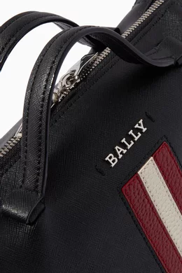 Buy Bally Black Supra Bowling Bag in Leather for Women Online